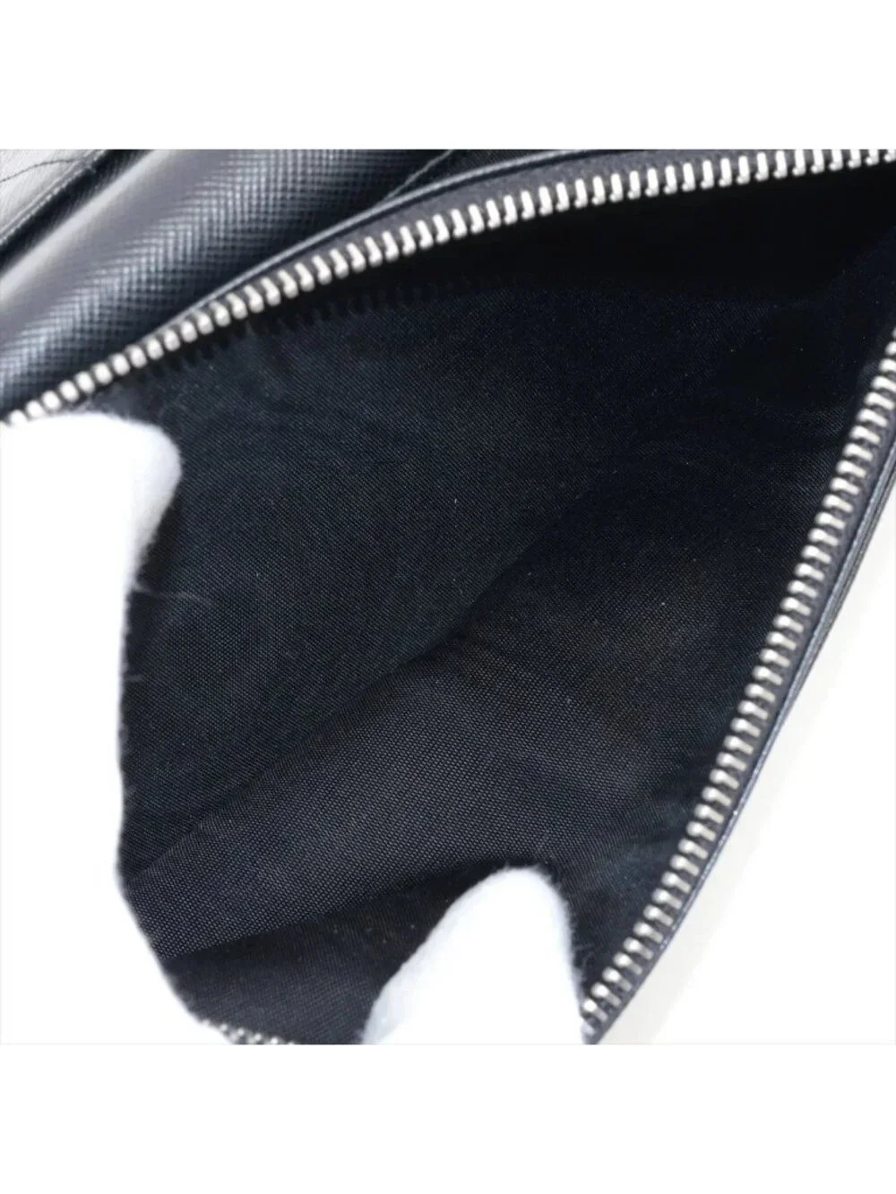 Prada Saffiano Leather Wallet Bifold Black